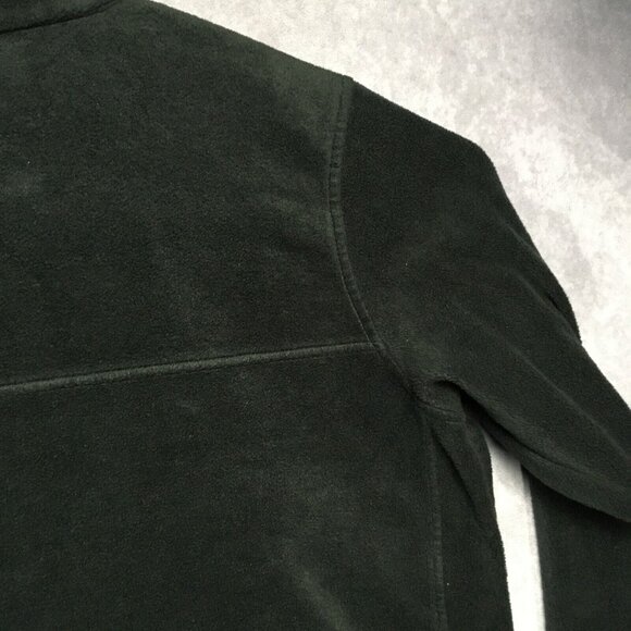 Columbia Mens 1/4 Zip Pullover Sweater Shirt size XL Black Long Sleeve Fuzzy - Picture 10 of 16